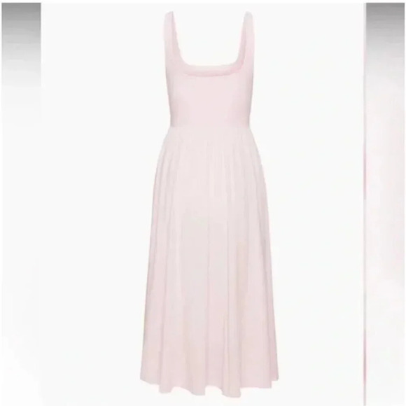 Aritzia Wilfred NWT Market Midi Dress in Talc Pink Size 2XL - Picture 4 of 10
